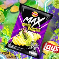 a bag of lay's max xtre crunch chips