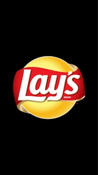 lay's logo on a black background